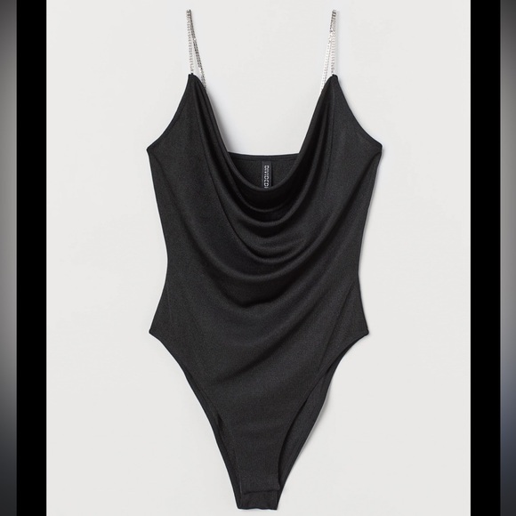 H&M Black Bodysuit - Picture 1 of 8